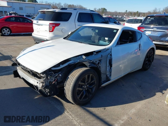 2017 Nissan 370Z with VIN JN1AZ4EHXHM954875, listed as a IAAI auction lot 41641554 with 101,093 mi miles. Bid and sale history available at carsss.com. Image 2.