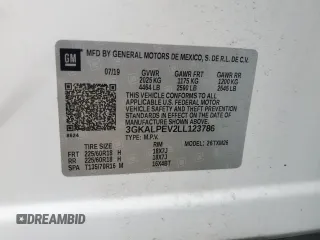 2020 GMC Terrain SLT с VIN 3GKALPEV2LL123786, выставлен на аукционе Copart как лот 53168695 с пробегом 102 564 миль миль и Списание • Salvage title. История ставок и продаж доступна на DreamBid. Изображение 12.