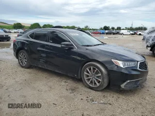 2019 Acura TLX with VIN 19UUB1F34KA003839, listed as a Copart auction lot 46696995 with 0 mi miles and Non Repairable. Bid and sale history available at carsss.com. Image 4.