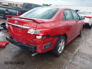 2013 Toyota Corolla L with VIN 5YFBU4EE5DP178331, listed as a IAAI auction lot 42126027 with 83,318 mi miles. Bid and sale history available at carsss.com. Image 4.