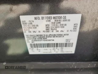 2016 Ford Explorer Sport with VIN 1FM5K8GT1GGC55736, listed as a Copart auction lot 62737955 with 104,413 mi miles and Non repairable. Bid and sale history available at DreamBid. Image 14.