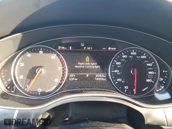 2015 Audi A6 2.0T Premium with VIN WAUFFAFC6FN021508, listed as a Copart auction lot 80302524 with 147,214 mi miles and Salvage Title. Bid and sale history available at carsss.com. Image 9.