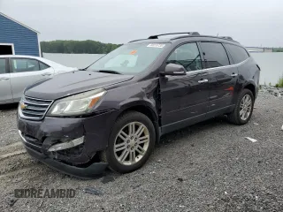 2015 Chevrolet Traverse LT with VIN 1GNKRGKD0FJ207490, listed as a Copart auction lot 60019735 with 115,027 mi miles and Clean title. Bid and sale history available at DreamBid. Image 1.