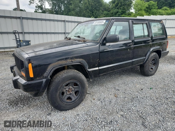 1999 Jeep Cherokee z VIN 1J4FF28P4XL560533, wystawiony jako Copart lot #59180605 z przebiegiem 190 262 mil mil oraz Czysty tytuł • Clean title. Historia ofert i sprzedaży dostępna na DreamBid. Obrazek 1.
