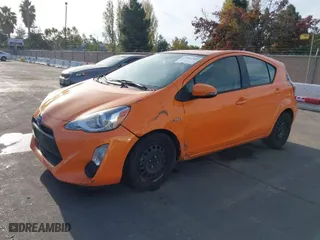 2015 Toyota Prius c One with VIN JTDKDTB36F1089632, listed as a IAAI auction lot 39346442 with 1 mi miles. Bid and sale history available at carsss.com. Image 2.