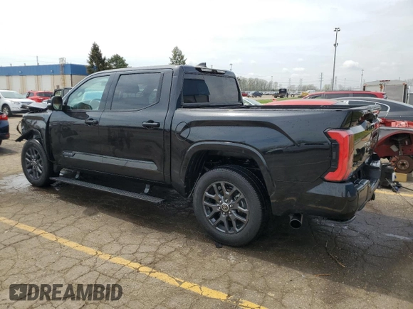 2023 Toyota Tundra Platinum Hybrid with VIN 5TFNC5DBXPX013832, listed as a Copart auction lot 54232575 with 52,894 mi miles and Clean title. Bid and sale history available at DreamBid. Image 2.