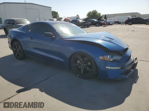 2023 Ford Mustang EcoBoost with VIN 1FA6P8TH1P5107731, listed as a Copart auction lot 55351575 with 11,655 mi miles and Salvage title. Bid and sale history available at DreamBid. Image 4.