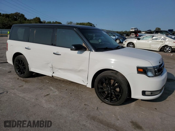 2017 Ford Flex SEL with VIN 2FMGK5C81HBA11456, listed as a Copart auction lot 69649294 with 101,007 mi miles and Salvage Title. Bid and sale history available at carsss.com. Image 4.