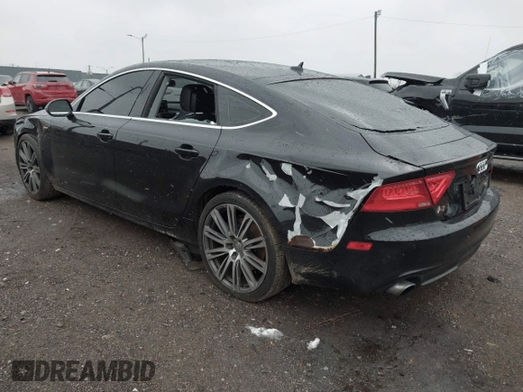 2012 Audi A7 Premium Plus with VIN WAUYGAFC0CN096027, listed as a IAAI auction lot 40881391 with 155,433 mi miles and . Bid and sale history available at DreamBid. Image 3.