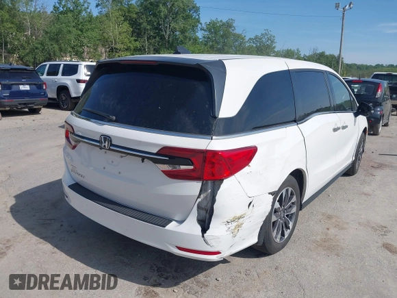 2023 Honda Odyssey EX-L с VIN 5FNRL6H60PB056011, выставлен на аукционе IAAI как лот 42524358 с пробегом Не указан миль и . История ставок и продаж доступна на DreamBid. Изображение 4.