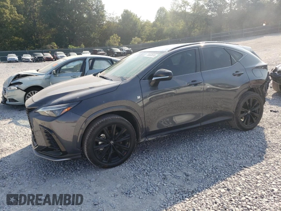 2023 Lexus NX with VIN 2T2KGCEZ5PC028594, listed as a Copart auction lot 70652074 with 17,692 mi miles and Salvage Title. Bid and sale history available at carsss.com. Image 1.