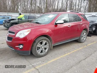 2013 Chevrolet Equinox LTZ with VIN 2GNFLGE36D6182904, listed as a IAAI auction lot 41831055 with 155,237 mi miles. Bid and sale history available at carsss.com. Image 2.