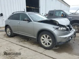 2006 Infiniti FX35 with VIN JNRAS08W36X203360, listed as a Copart auction lot 50279784 with 0 mi miles and Salvage Title. Bid and sale history available at carsss.com. Image 4.