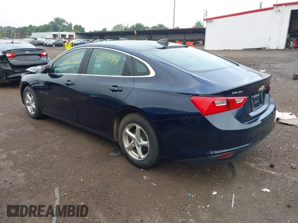 2016 Chevrolet Malibu LS with VIN 1G1ZB5ST5GF269181, listed as a IAAI auction lot 42647484 with 139,009 mi miles and . Bid and sale history available at DreamBid. Image 3.