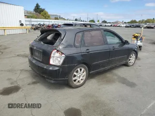2005 Kia Spectra with VIN KNAFE162655074198, listed as a Copart auction lot 71015104 with 200,819 mi miles and Salvage Title. Bid and sale history available at DreamBid. Image 3.