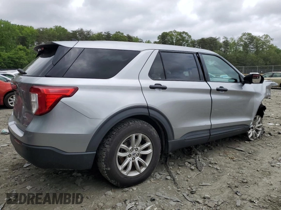 2021 Ford Explorer with VIN 1FMSK8BH2MGB34652, listed as a Copart auction lot 56477995 with 89,981 mi miles and Salvage title. Bid and sale history available at DreamBid. Image 3.