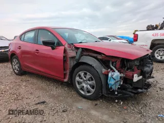 2014 Mazda 3 i SV with VIN JM1BM1T78E1185394, listed as a Copart auction lot 88788315 with 106,915 mi miles and Salvage Title. Bid and sale history available at DreamBid. Image 4.