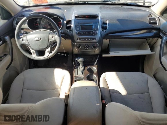 2015 Kia Sorento LX with VIN 5XYKTDA77FG605316, listed as a Copart auction lot 55351165 with 117,514 mi miles and Clean Title. Bid and sale history available at carsss.com. Image 8.