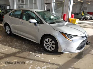 2021 Toyota Corolla LE with VIN 5YFEPMAE0MP214064, listed as a IAAI auction lot 41631520 with 77,396 mi miles and . Bid and sale history available at DreamBid. Image 1.