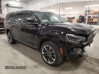2023 Jeep Wagoneer Series III с VIN 1C4SJSDP0PS503082, выставлен на аукционе Copart как лот 77155824 с пробегом 21 774 миль миль и Списание • Salvage title. История ставок и продаж доступна на DreamBid. Изображение 4.