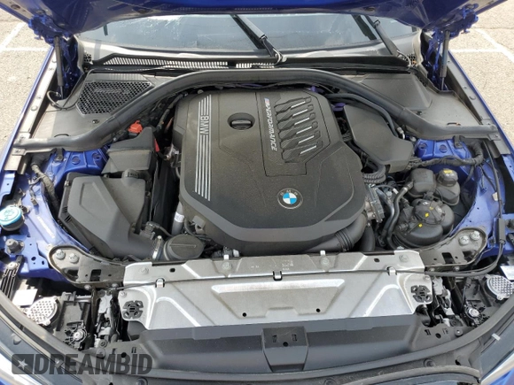 2021 BMW 3 Series M340i xDrive with VIN 3MW5U9J07M8B90157, listed as a Copart auction lot 57823394 with 0 mi miles and Salvage Title. Bid and sale history available at carsss.com. Image 11.