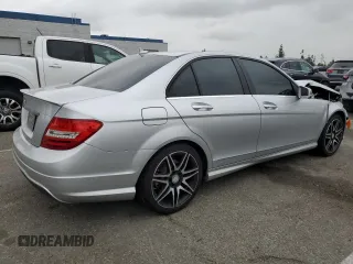 2014 Mercedes-Benz C 250 Sport with VIN WDDGF4HB3EG219016, listed as a Copart auction lot 53825925 with 99,534 mi miles and Salvage Title. Bid and sale history available at DreamBid. Image 3.