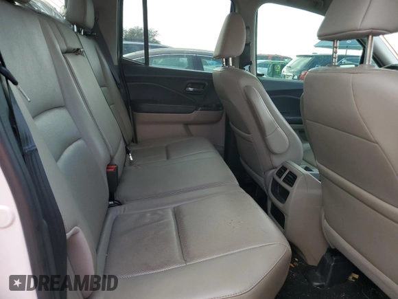 2017 Honda Ridgeline RTL-T with VIN 5FPYK2F69HB007182, listed as a Copart auction lot 52507175 with 74,956 mi miles and Salvage title. Bid and sale history available at DreamBid. Image 10.