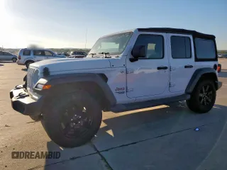 2018 Jeep Wrangler Unlimited Sport с VIN 1C4HJXDGXJW176892, выставлен на аукционе Copart как лот 56285085 с пробегом 88 583 миль миль и Чистый • Clean title. История ставок и продаж доступна на DreamBid. Изображение 1.