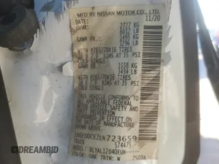 2020 Nissan Frontier S z VIN 1N6ED0CE2LN723659, wystawiony jako Copart lot #47130435 z przebiegiem Nie podano mil oraz Szkoda całkowita • Salvage title. Historia ofert i sprzedaży dostępna na DreamBid. Obrazek 12.