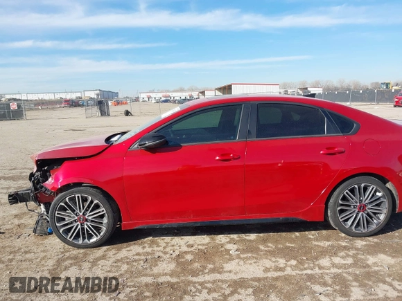 2023 Kia Forte GT with VIN 3KPF44ACXPE563556, listed as a IAAI auction lot 41324243 with 35,872 mi miles and . Bid and sale history available at carsss.com. Image 14.