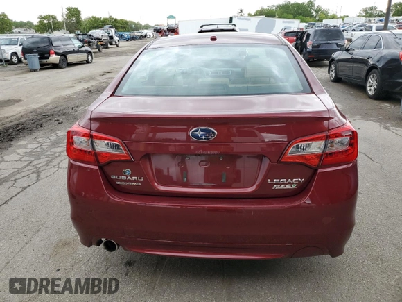 2015 Subaru Legacy Limited with VIN 4S3BNAN64F3025763, listed as a Copart auction lot 57325965 with 64,494 mi miles and Salvage title. Bid and sale history available at DreamBid. Image 6.