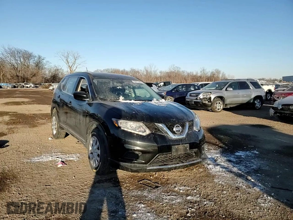 2016 Nissan Rogue S with VIN JN8AT2MV7GW133038, listed as a Copart auction lot 46072345 with 74,474 mi miles and Salvage Title. Bid and sale history available at carsss.com. Image 11.