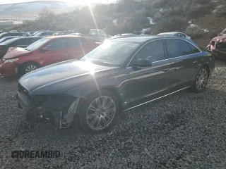 2013 Audi A8 L 4.0L with VIN WAUR2AFDXDN011157, listed as a Copart auction lot 85088054 with 69,084 mi miles and Salvage Title. Bid and sale history available at carsss.com. Image 1.