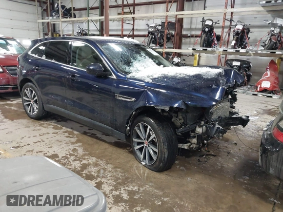 2017 Jaguar F-Pace 35t Prestige with VIN SADCK2BV3HA490505, listed as a IAAI auction lot 41621268 with 83,941 mi miles and . Bid and sale history available at DreamBid. Image 1.
