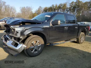 2020 Ford F-150 XL with VIN 1FTEW1EP8LFC00965, listed as a Copart auction lot 42652045 with 92,000 mi miles and Salvage Title. Bid and sale history available at carsss.com. Image 1.
