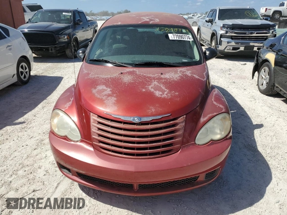 2009 Chrysler PT Cruiser with VIN 3A8FY48939T595996, listed as a Copart auction lot 77090774 with 0 mi miles and Salvage Title. Bid and sale history available at carsss.com. Image 5.
