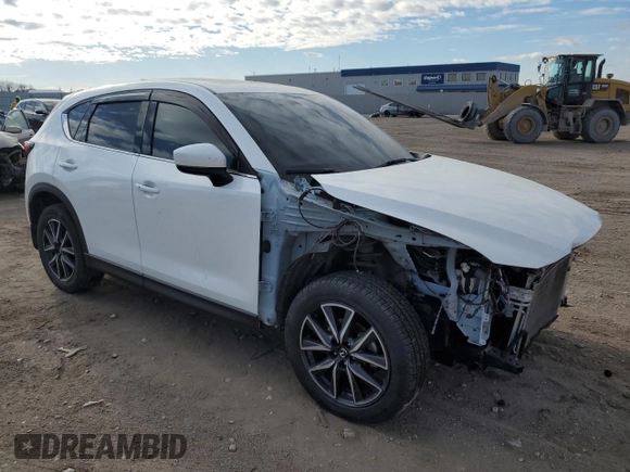 2018 Mazda CX-5 Grand Touring with VIN JM3KFBDM5J0378405, listed as a Copart auction lot 81629024 with 67,998 mi miles and Salvage Title. Bid and sale history available at carsss.com. Image 4.