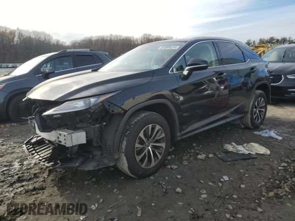 2020 Lexus RX with VIN 2T2HZMDA9LC255898, listed as a Copart auction lot 81849224 with 52,748 mi miles and Salvage Title. Bid and sale history available at carsss.com. Image 1.