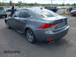 2020 Lexus IS 300 with VIN JTHA81F23L5040784, listed as a IAAI auction lot 42271140 with 43,526 mi miles and . Bid and sale history available at DreamBid. Image 3.