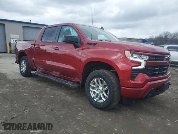 2024 Chevrolet Silverado 1500 RST with VIN 1GCUDEE82RZ258398, listed as a Copart auction lot 52103005 with 12,953 mi miles and Salvage Title. Bid and sale history available at carsss.com. Image 4.