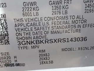 2024 Chevrolet Blazer RS z VIN 3GNKBKRSXRS143036, wystawiony jako IAAI lot #42117715 z przebiegiem 16 093 mil mil oraz . Historia ofert i sprzedaży dostępna na DreamBid. Obrazek 9.