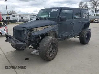 2015 Jeep Wrangler Unlimited Wrangler X with VIN 1C4HJWEG7FL649231, listed as a Copart auction lot 47972905 with 133,895 mi miles and Salvage title. Bid and sale history available at DreamBid. Image 1.