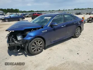 2019 Kia Optima LX with VIN 5XXGT4L31KG355702, listed as a Copart auction lot 58052565 with 92,471 mi miles and Salvage title. Bid and sale history available at DreamBid. Image 1.