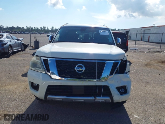 2017 Nissan Armada SV with VIN JN8AY2ND6H9005462, listed as a IAAI auction lot 42412817 with 131,513 mi miles and . Bid and sale history available at DreamBid. Image 12.