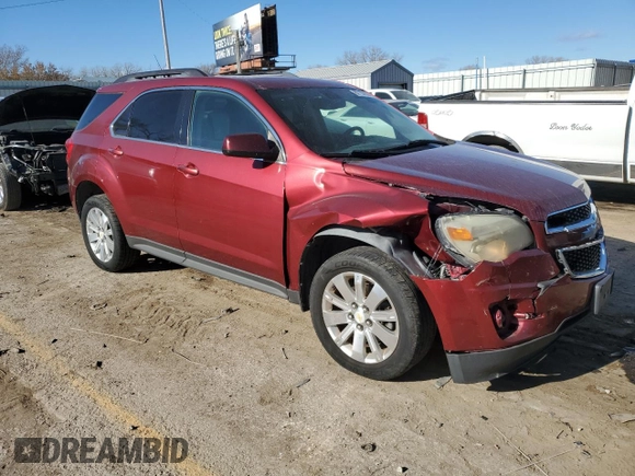 2010 Chevrolet Equinox LT w/2LT with VIN 2CNFLPEY0A6374783, listed as a Copart auction lot 82137894 with 206,590 mi miles and Salvage Title. Bid and sale history available at carsss.com. Image 4.