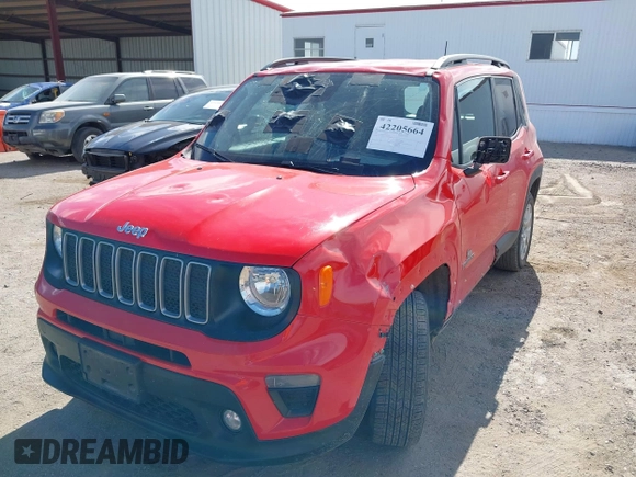2022 Jeep Renegade Latitude with VIN ZACNJDB1XNPN46562, listed as a IAAI auction lot 42205664 with 75,714 mi miles and . Bid and sale history available at DreamBid. Image 6.