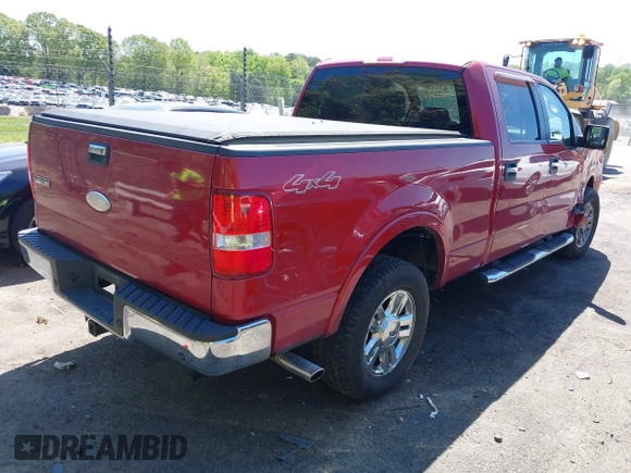 2007 Ford F-150 XLT with VIN 1FTPW14V87KD36051, listed as a IAAI auction lot 42022844 with 147,606 mi miles and . Bid and sale history available at DreamBid. Image 4.
