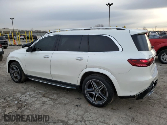 2024 Mercedes-Benz GLS 450 with VIN 4JGFF5KE4RB077224, listed as a Copart auction lot 52364055 with 31,854 mi miles and Salvage title. Bid and sale history available at DreamBid. Image 2.