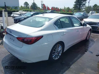 2019 Infiniti Q50 Luxe z VIN JN1EV7AP6KM518902, wystawiony jako IAAI lot #40292944 z przebiegiem 73 683 mil mil oraz . Historia ofert i sprzedaży dostępna na DreamBid. Obrazek 4.