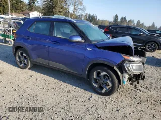 2020 Hyundai Venue SEL with VIN KMHRC8A30LU018500, listed as a Copart auction lot 54141175 with 42,945 mi miles and Salvage Title. Bid and sale history available at carsss.com. Image 4.